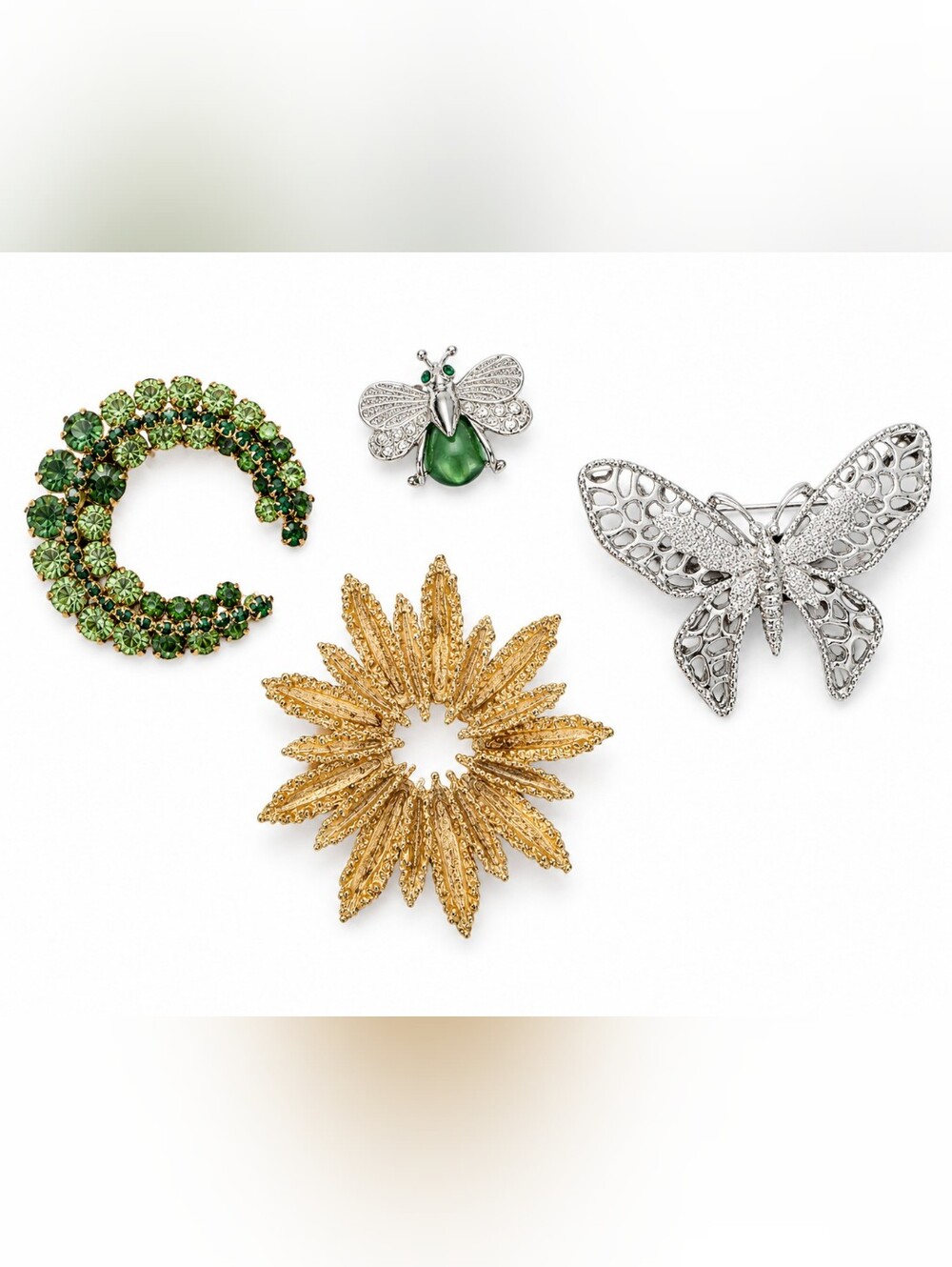 Vintage Brooch Lot of 4